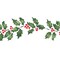 Holly Garland Wall Stencil | 2565 by Designer Stencils | Floral Stencils | Reusable Art Craft Stencils for Painting on Walls, Canvas, Wood | Reusable Plastic Paint Stencil for Home Makeover | Easy to Use & Clean Art Stencil